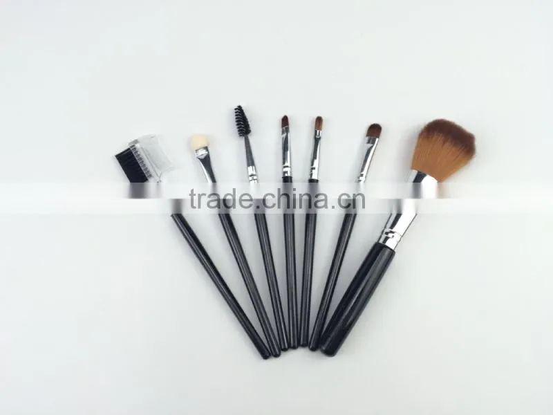 Pretty welcomed high quality 7pcs best makeup brush set of 2015 highest demand products