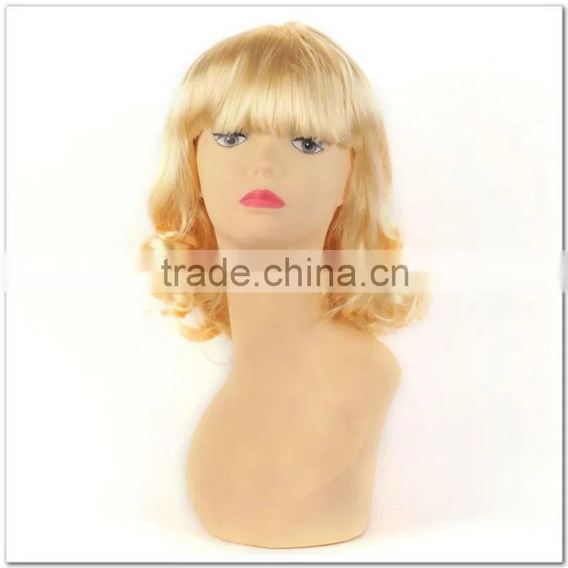 Curly blonde wigs for party