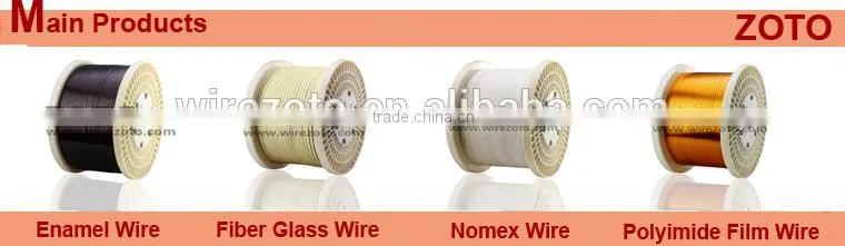Best price polyimide film wrapped magnet wire ,Enamelled copper or aluminum round wire