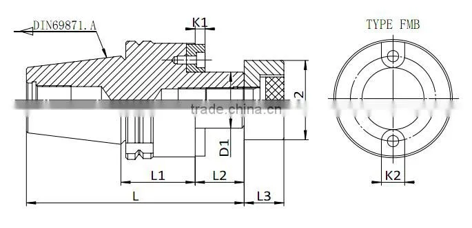 DIN69871 Shell Mill Holders