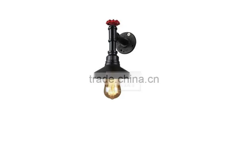Industrial Metal Water Pipe Wall Light Edison Bulb Style Wall Bracket Wall Lamp for Cabinet