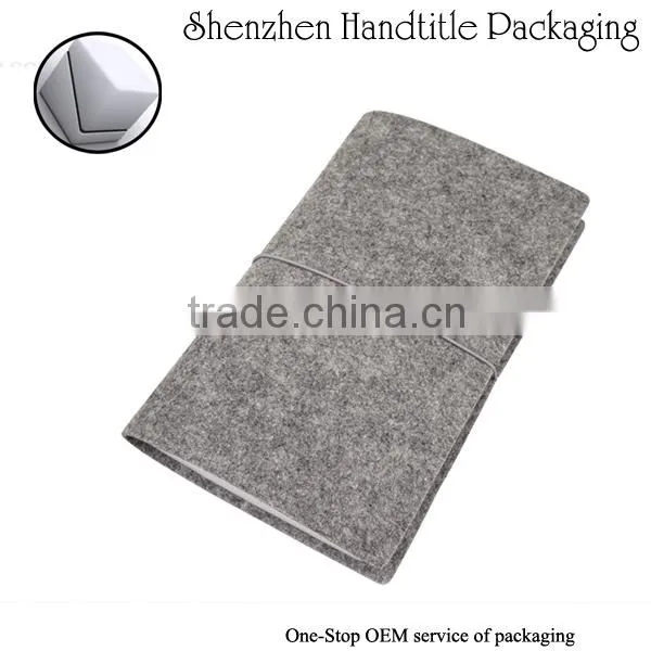 customized felt cover note book