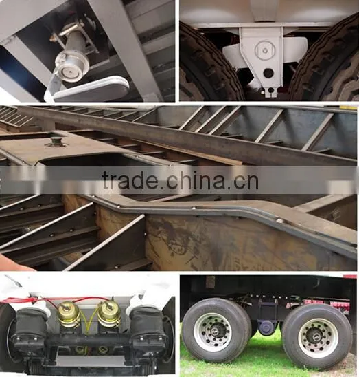 40ft 45 ft extendable container flatbed semi trailer for sale