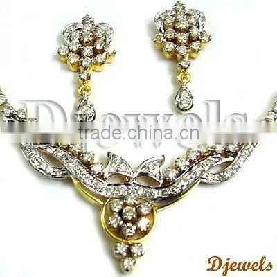 Diamond Necklace sets, Gold Necklace Sets, Diamond Jewelry
