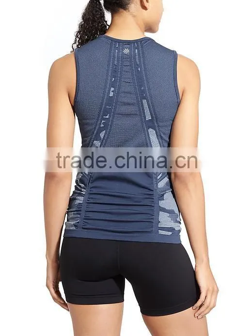 Custom logo yoga vests gym tank top workout sports wear fashion tank top women