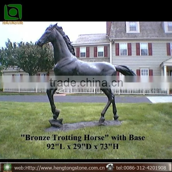 China supplier metal bronze knight large outdoor copper sculptures