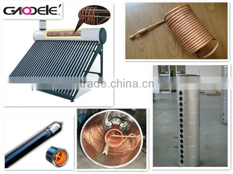 GDL-NPSS-18-180 Solar Water Heater Heat Exchanger Copper Coil and Assitant Tank