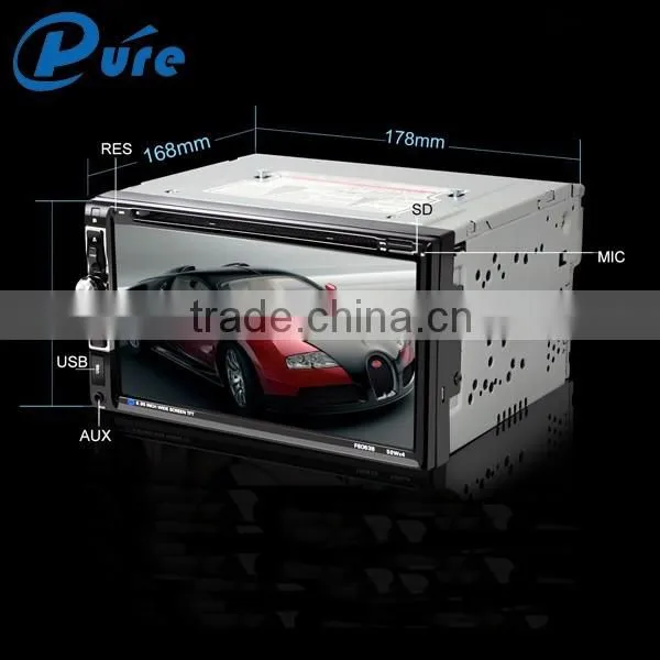 Factory Universal Touch Screen Car Stereo FM Car DVD Player Radio DVD CD Player