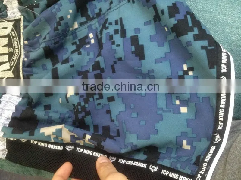 Camo printed lycra fabric