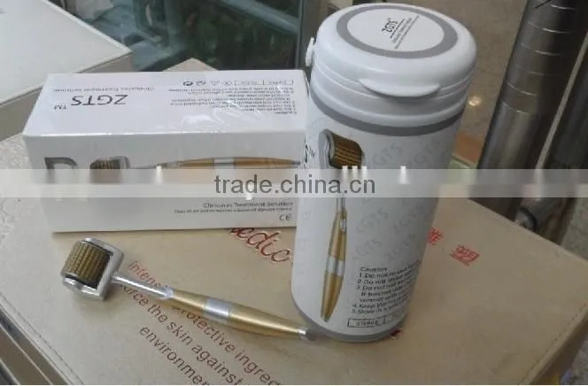 2015 Wholesale 192 needles ZGTS Titanium micro needle golden derma roller system