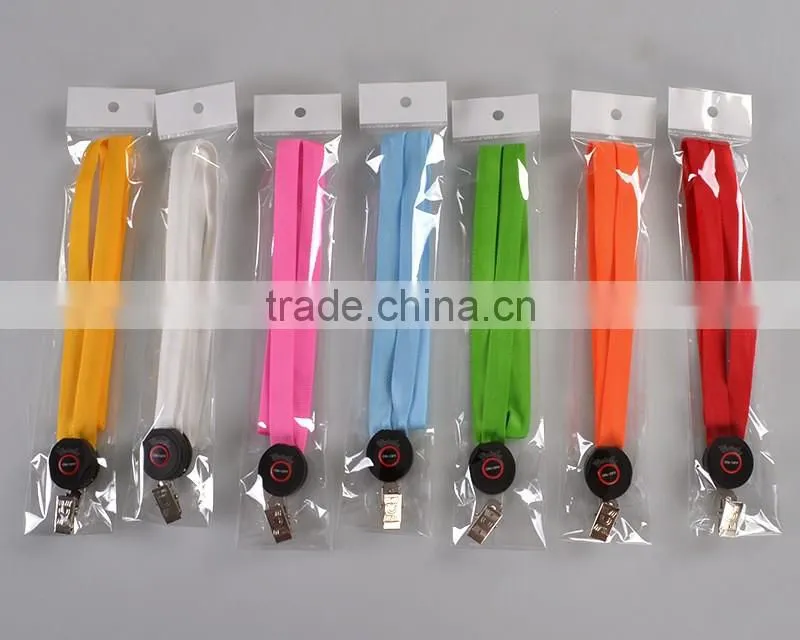 Bright color nylon webbing flashing lanyard
