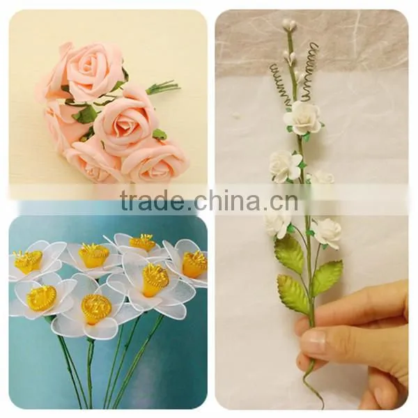 paper covered stem wire/floral stem wire