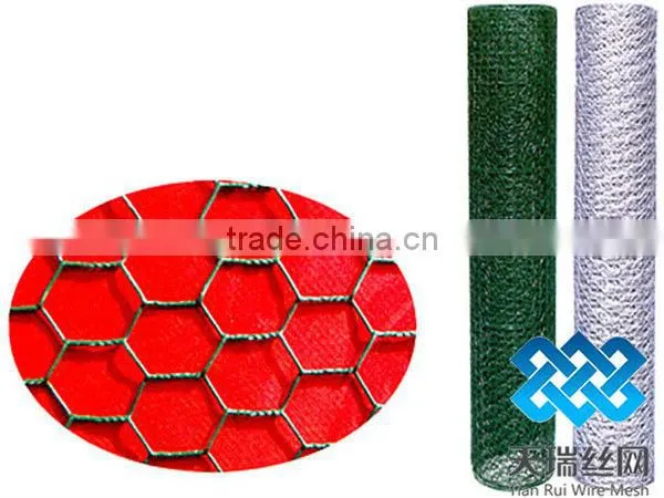 chicken wire netting/pvc coated chicken wire mesh/pvc coated and galvanized hexagonal wire mesh