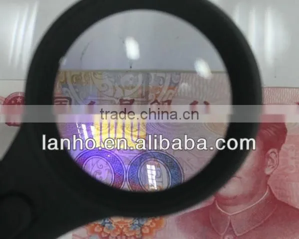2013 New Magnifying Glass with 6 LED Lights 4X Adjustable Magnifier