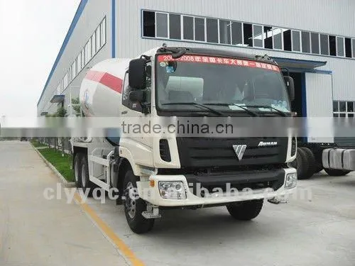 FOTON Auman 4x2 concrete mixer truck with 10M3 tanker mixer truck for sale