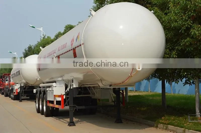 China made (C3H8) 3 axles/tri-axle LPG tank trailer