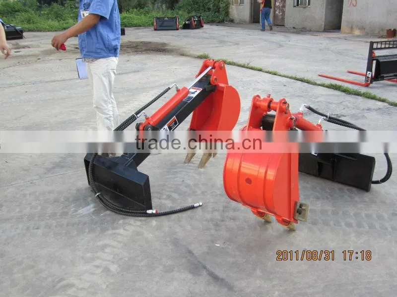 HCN brand 030801 series skid loader digger with ISO and GOST