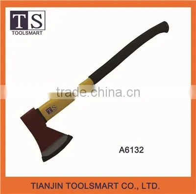 Working labour felling cuting kitchen hatchet axe with wooden or fiberglass handle