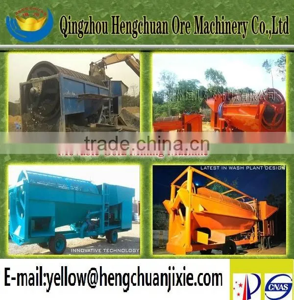Mobile Gold Mining Trommel Machine for Sale