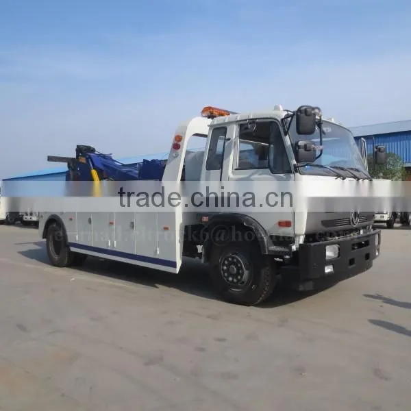 210hp DONGFENG 4*2 Under Lift Wrecker Truck 16 ton