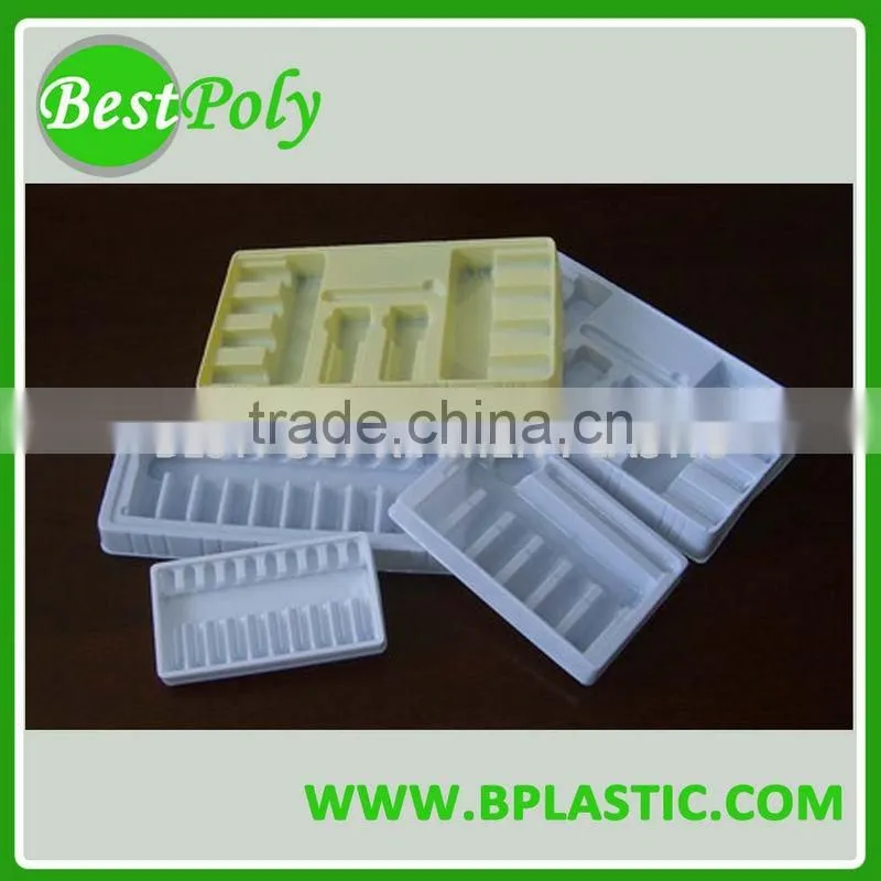 Vacuum Formed Plastic Tray for Ampoule & Vial &Medicine Bottle