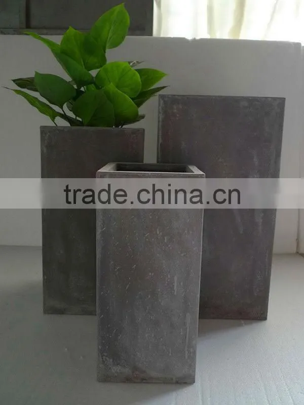 Chinese Factory Outdoor Plant Urns Vase QL-13124 4pcs/set 50inch Wholesale