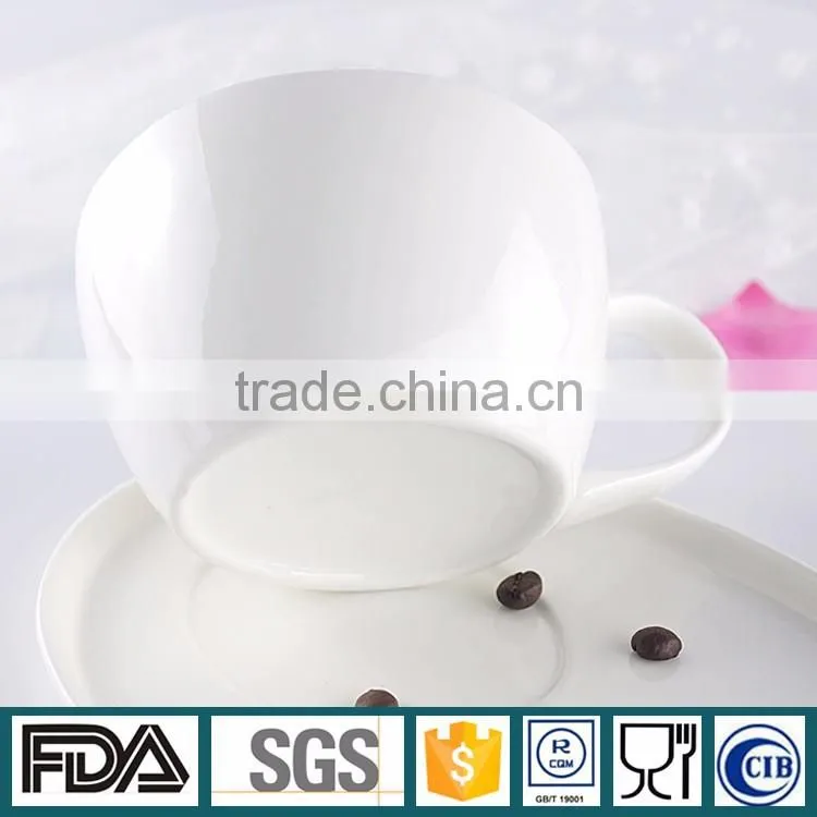 Wholesale custom design In Elegant Bone China Bulk Tea cup Coffee Cup and Saucer