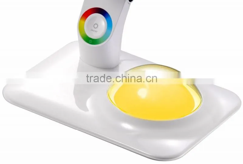 New Fancy Eye Protect Energy Saving LED Table Lamp, Aluminum Alloy Folding Office Multi-functional Color Changing Reading Lamp