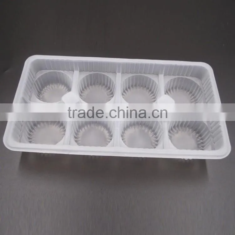 Customized Transparent Plastic Box Macarons Blister Tray Packaging