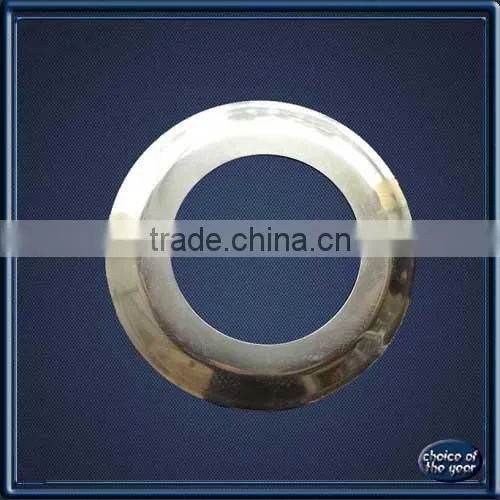 AISI304 Brushed Satin Stainless Steel Flat Round Base Cover
