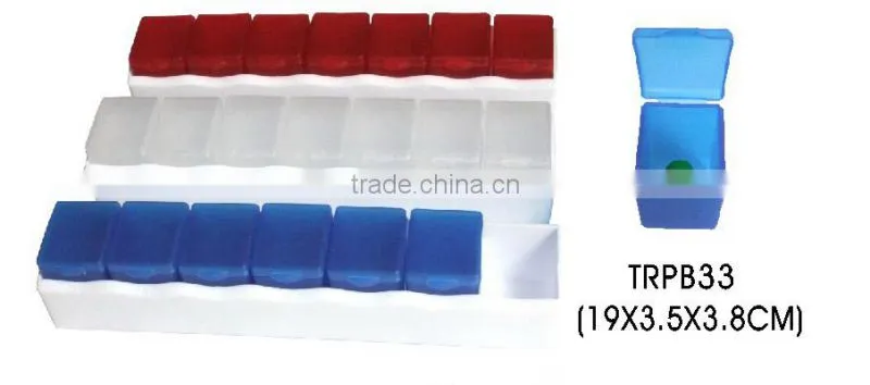 weekly medicine storage organizer container holder case tablet pill box