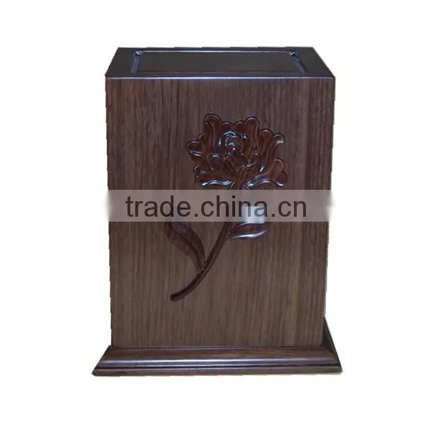 Funeral product chinese supplier wooden urns for ashes