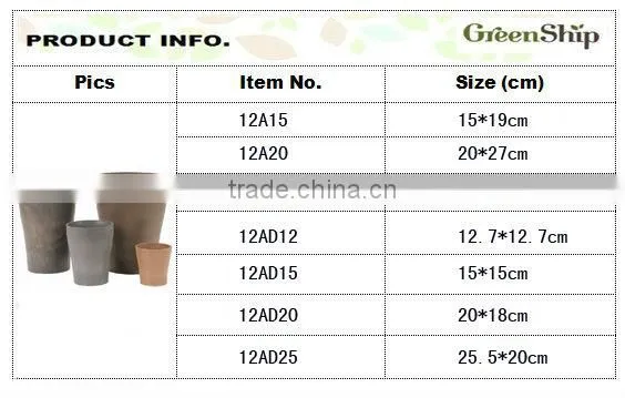 Decorative Terracotta Pot for Room Decoration/lightweight/strudy and durable/eco-friendly