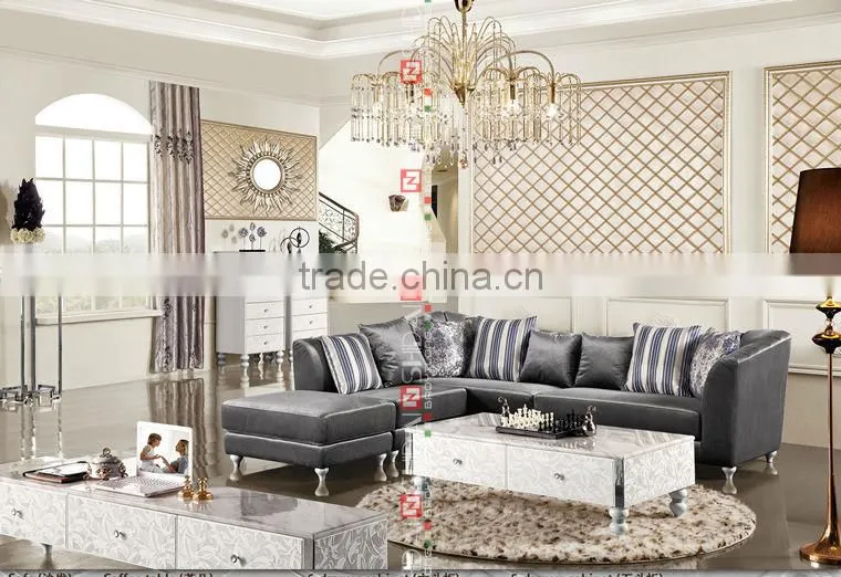 l shaped sofa, latest design sofa set, european style sofa G1102