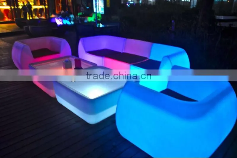 led sofa furniture/led table and chairs