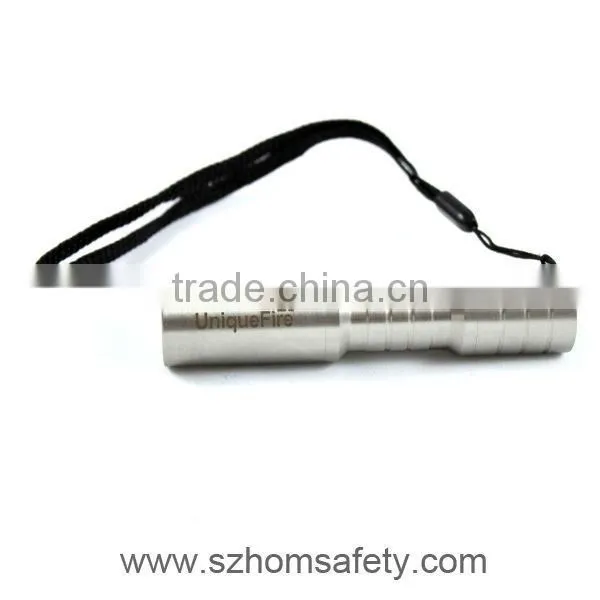 CREE XR-E Q5 Stainless Steel LED Flashlights, Handheld Pressing LED Nighting Torches
