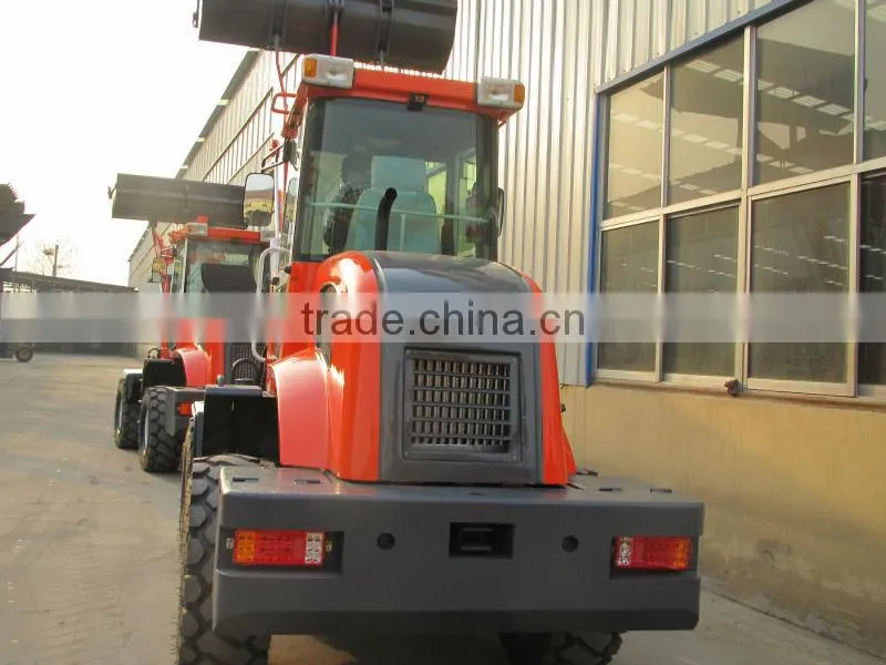 HZM zl18 backhoe wheel loader with 4in1 bucket and ce