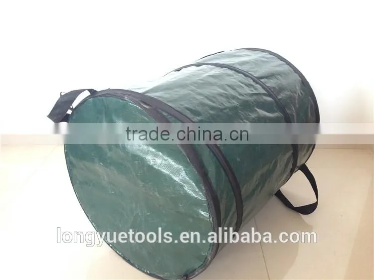 Cheap convenient PE fabric foldable bucket bag