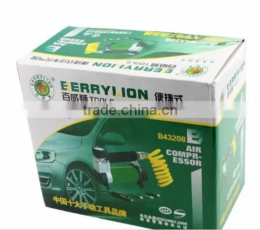 Berrylion tools portable air compressor DC 12V with good packing box