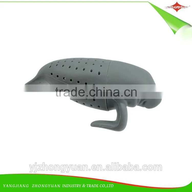 ZY-F1125 cute manatee silicone tea leaf strainer infuser diffuser