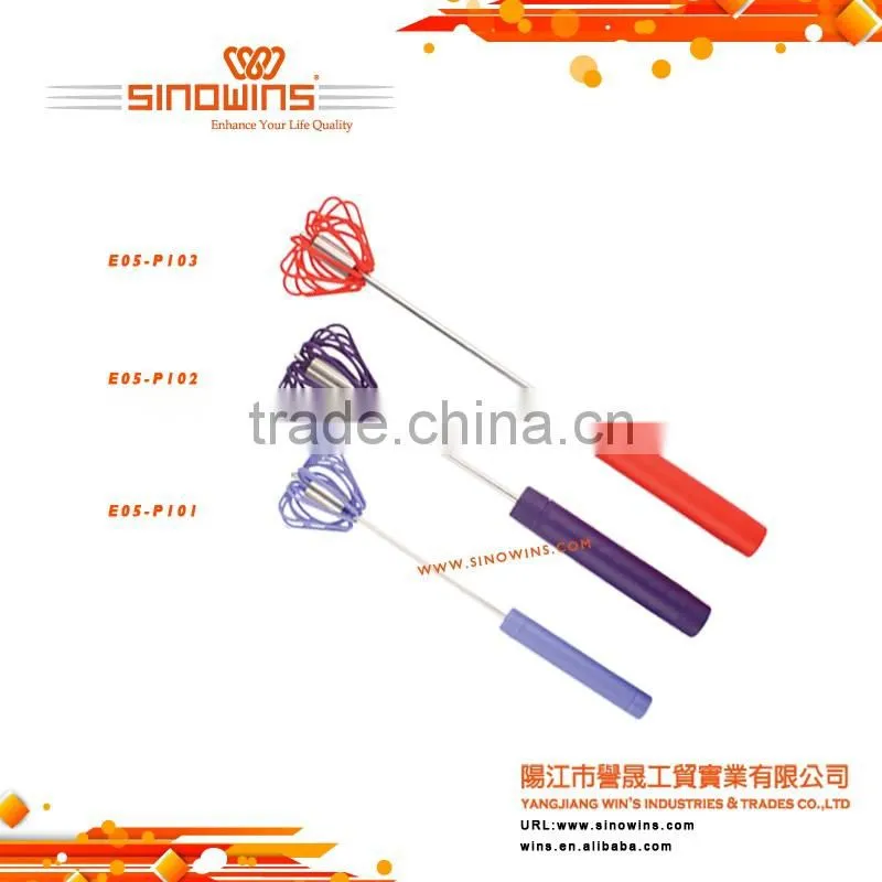 Best price Rotating Stainless Steel Egg whisk