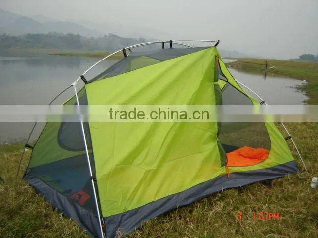 Urltra-light green aluminum frame tents for camp
