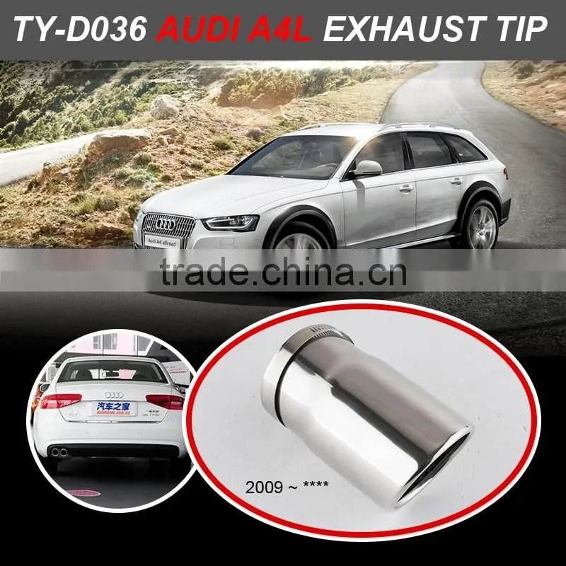 car muffler stainless tips for Audi A4L