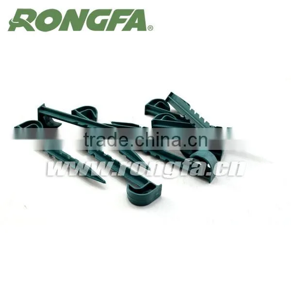 Black color 15cm Garden plastic garden ground nails