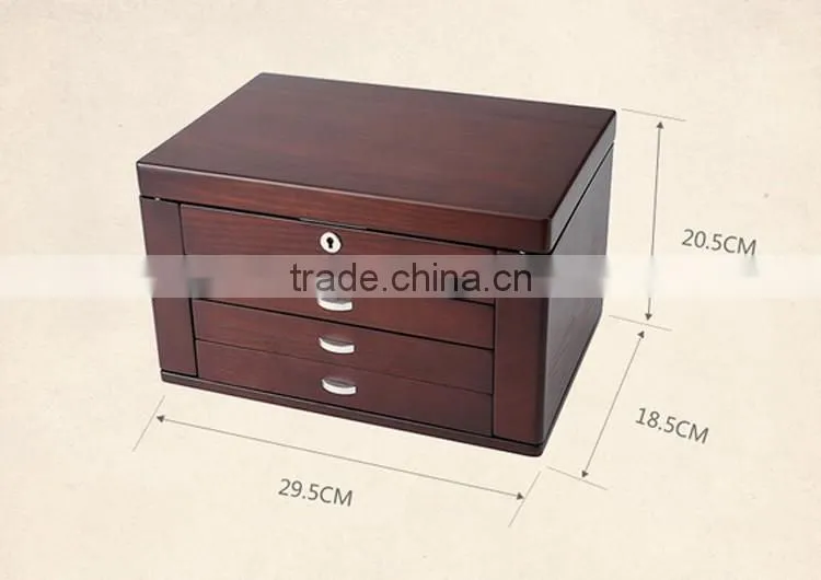 Luxurious superior beautiful wooden jewellery box