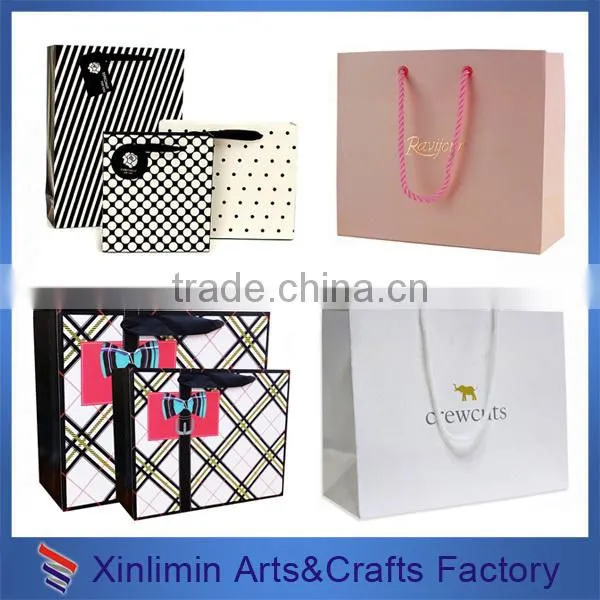 Personalized recycle paper bag shopping paper bags