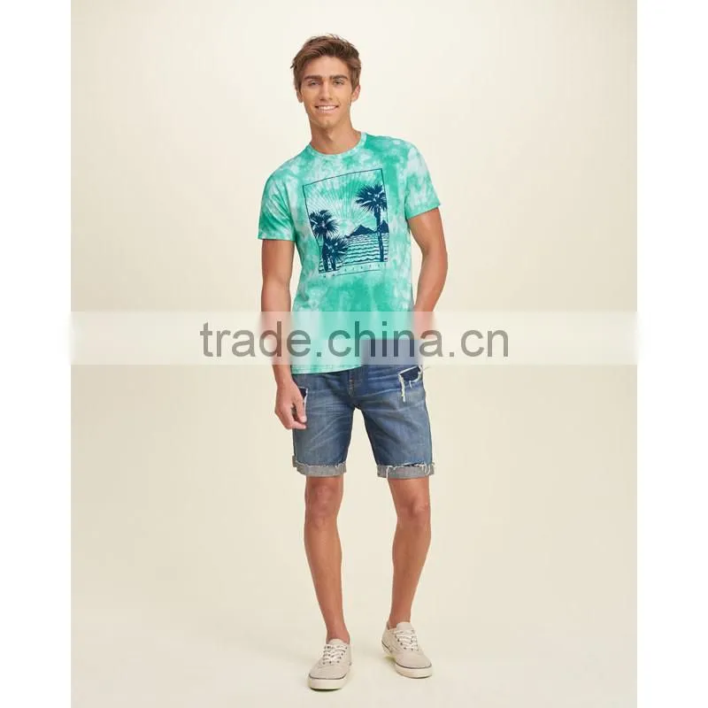 Men Tie Dye T-shirt ,cotton T-shirt, summer T-shirt,print T-shirt