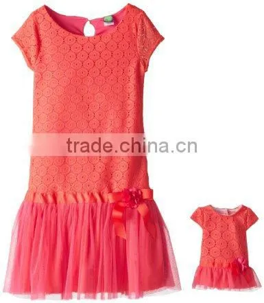 New Fashion Solid Drop Waist Tutu Dress , Girls Dress Wholesale