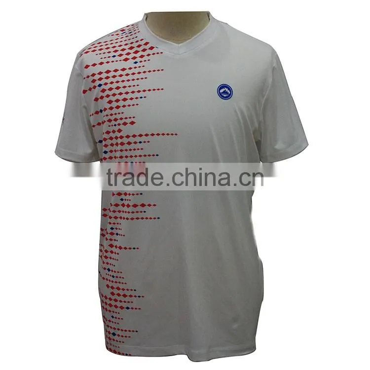 new design white hot selling cotton t-shirt
