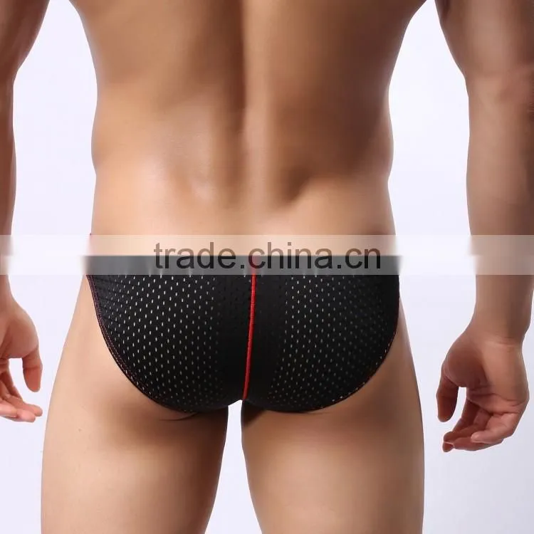 MGOO High Quality Mesh Transparent Brief For Man Sexy Gays Brief XXX photo Thong MB002